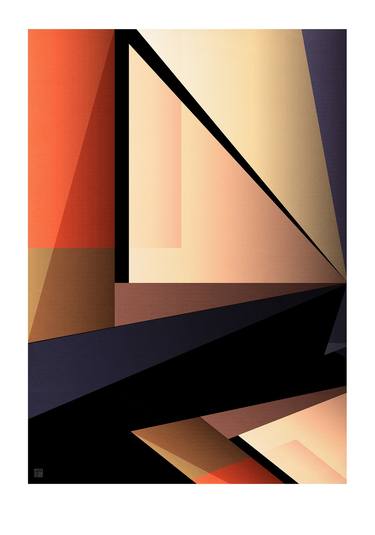 Original Art Deco Geometric Digital by JACEK TOFIL