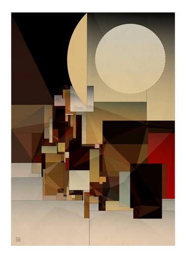 Original Art Deco Geometric Digital by JACEK TOFIL