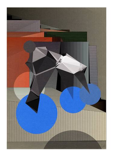 Print of Art Deco Geometric Digital by JACEK TOFIL