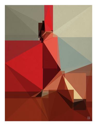 Print of Geometric Digital by JACEK TOFIL