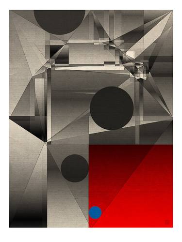 Print of Abstract Expressionism Geometric Digital by JACEK TOFIL