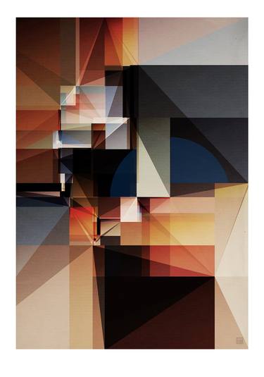 Print of Geometric Digital by JACEK TOFIL