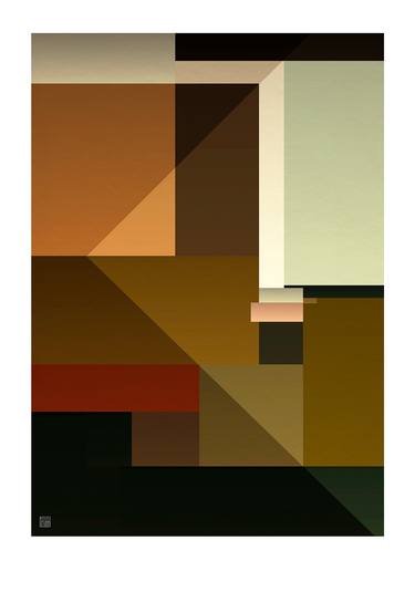 Print of Geometric Digital by JACEK TOFIL