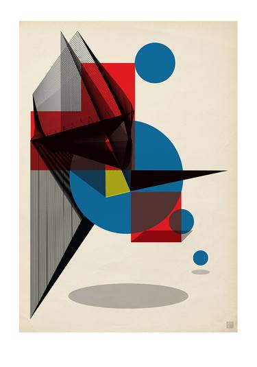 Print of Geometric Digital by JACEK TOFIL
