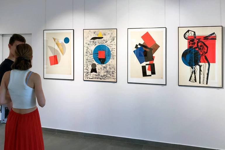 Original Cubism Geometric Digital by Jacek Tofil