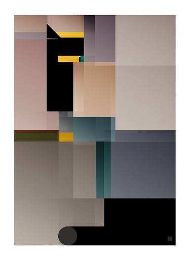 Print of Cubism Geometric Digital by JACEK TOFIL