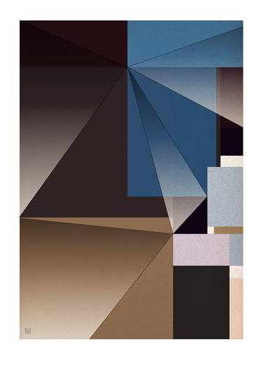 Print of Art Deco Geometric Digital by JACEK TOFIL