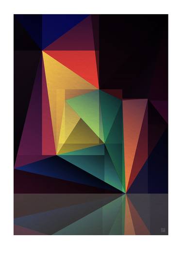 Print of Art Deco Geometric Digital by JACEK TOFIL