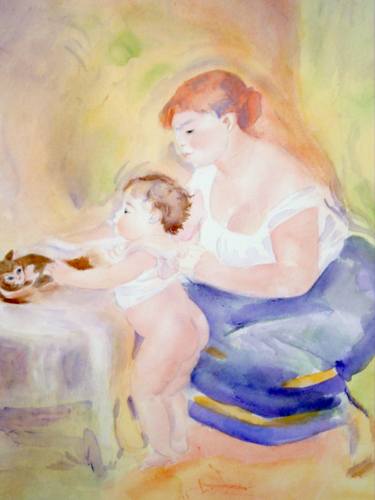 Mother and Child After Renoir thumb