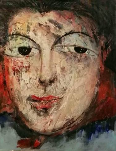 Original Expressionism Portrait Paintings by Leo Baxiner