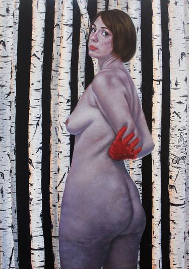 Original Figurative Nude Paintings by Vira Yakymchuk