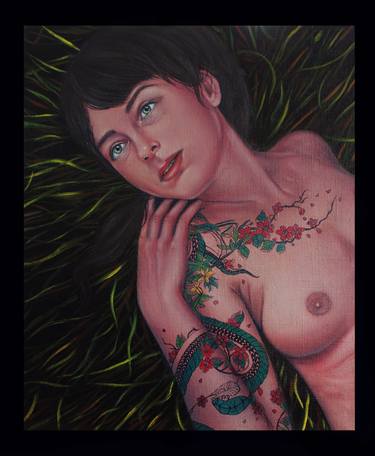 Original Nude Painting by Vira Yakymchuk