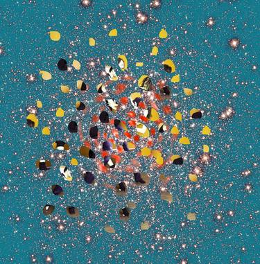 Print of Outer Space Mixed Media by KAZİM SAHBUDAK