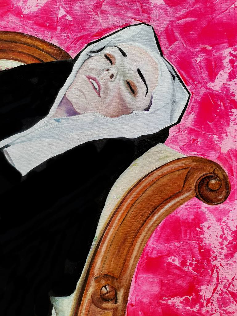 Original Pop Art People Painting by Gary Hogben