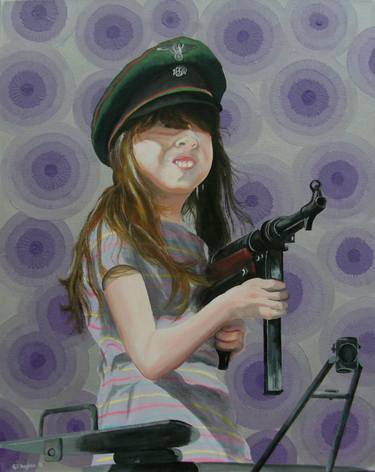 Print of Pop Art Children Paintings by Gary Hogben
