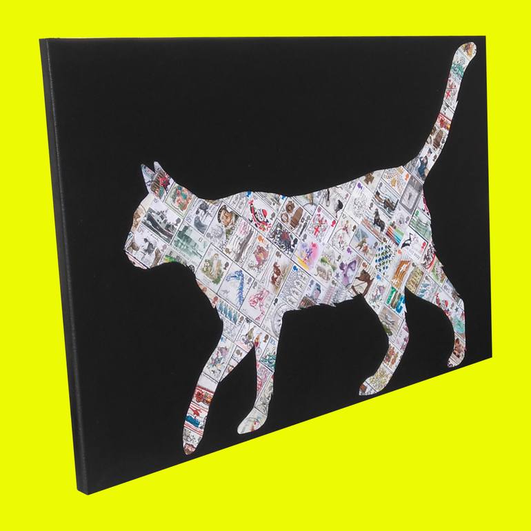 Original Pop Art Animal Collage by Gary Hogben