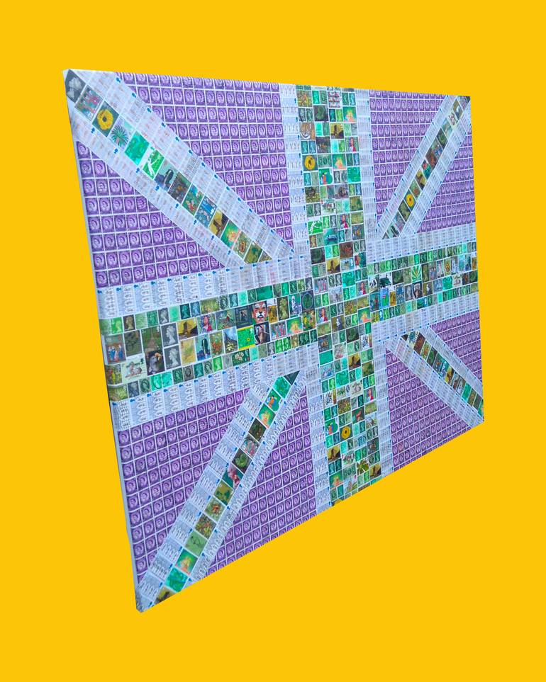 Original Pop Art Abstract Collage by Gary Hogben