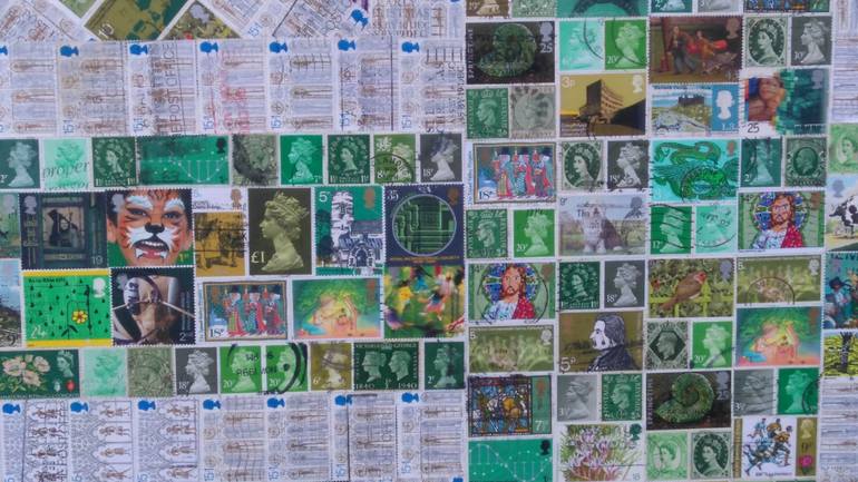 Original Pop Art Abstract Collage by Gary Hogben