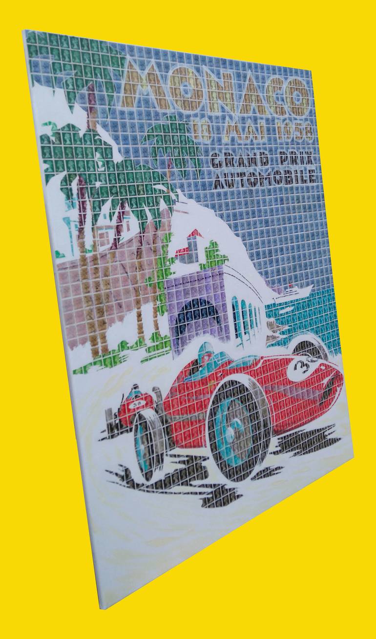 Original Pop Art Automobile Collage by Gary Hogben