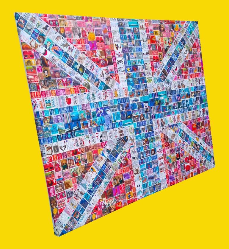 Original Pop Art Abstract Collage by Gary Hogben