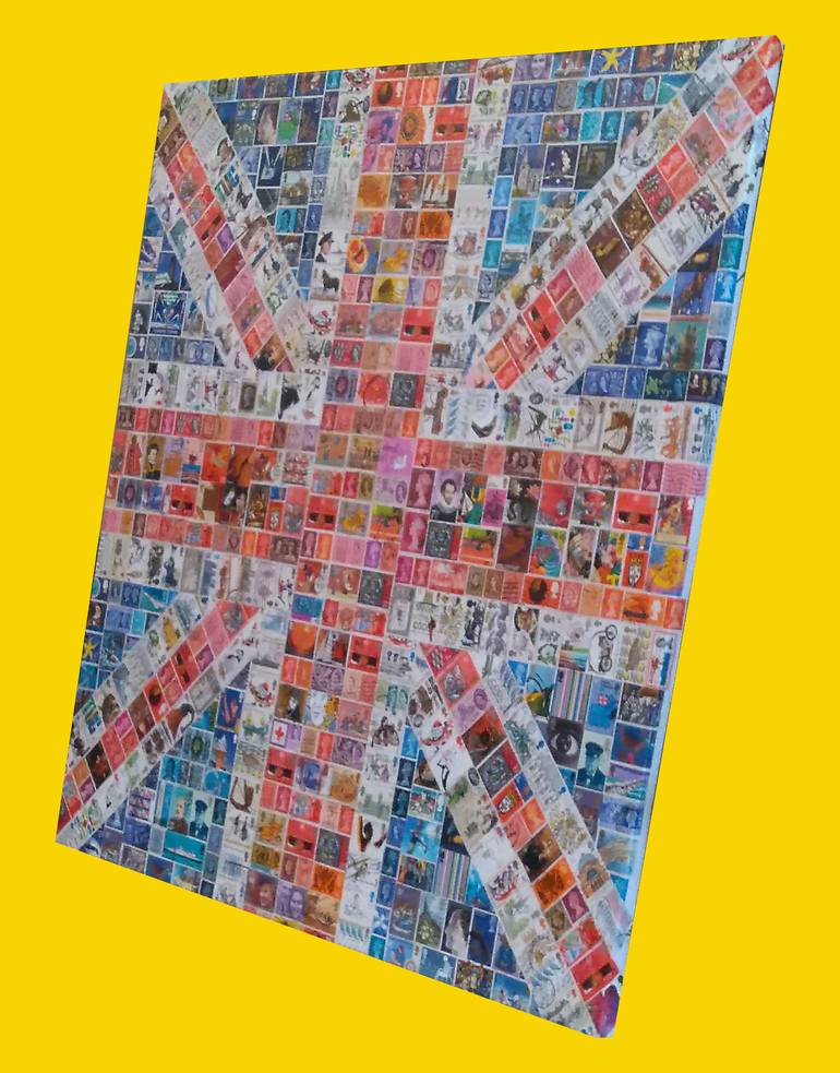 Original Abstract Collage by Gary Hogben