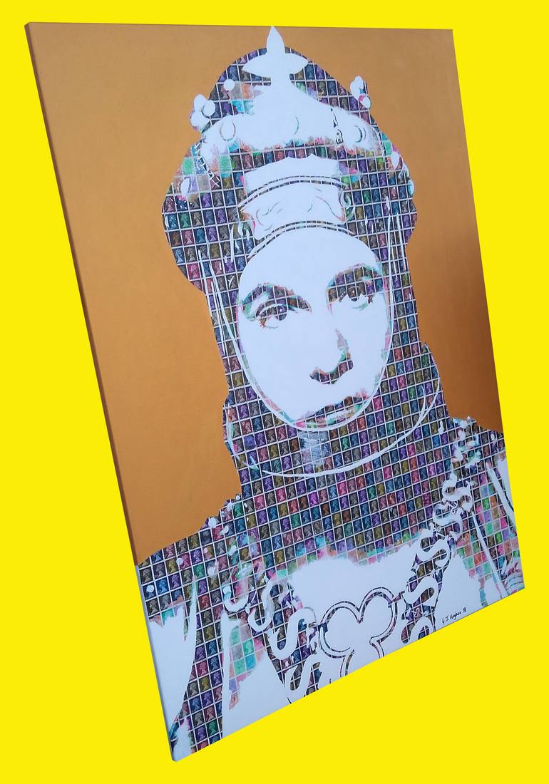 Original Pop Art Pop Culture/Celebrity Collage by Gary Hogben