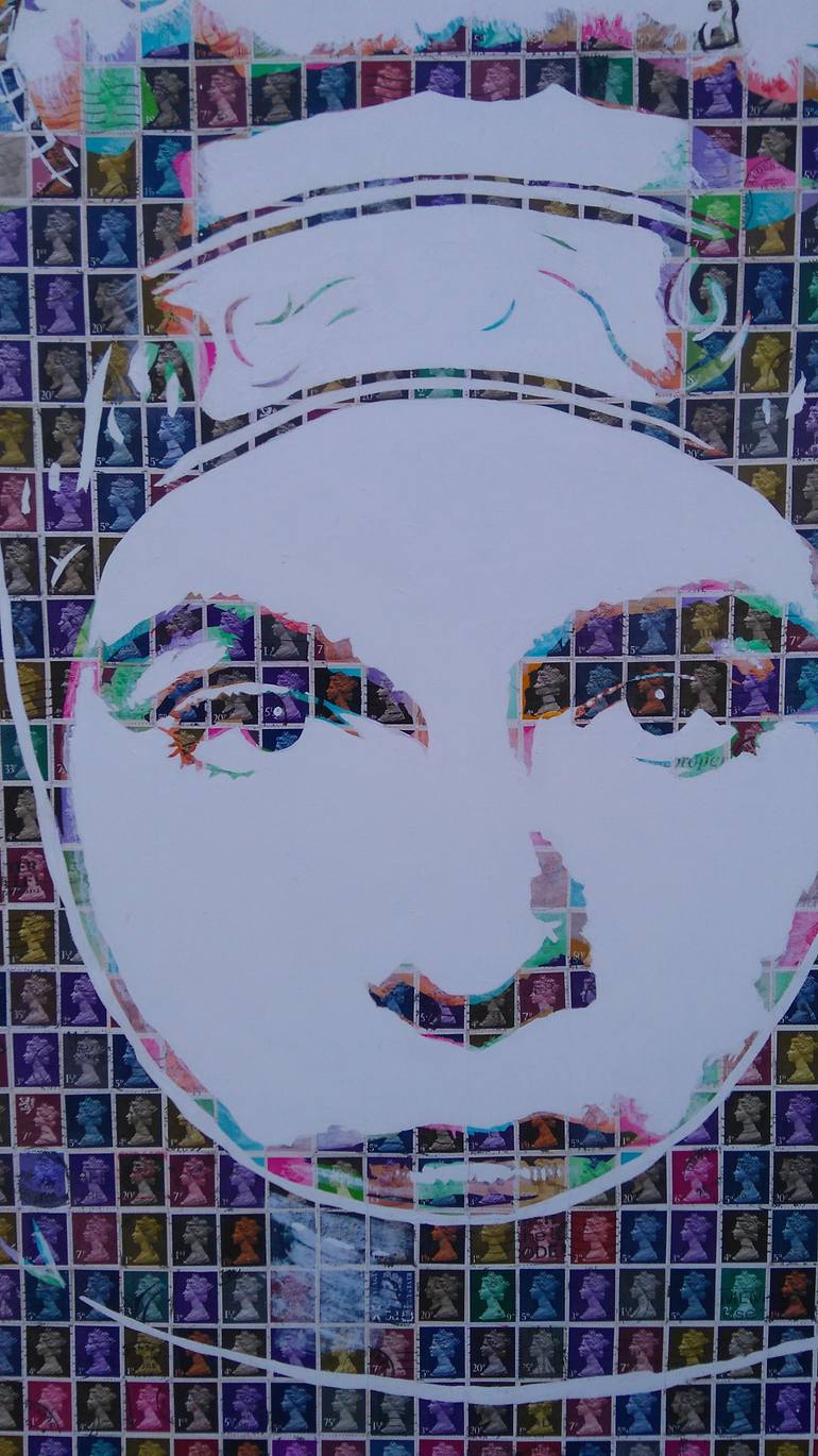 Original Pop Art Pop Culture/Celebrity Collage by Gary Hogben