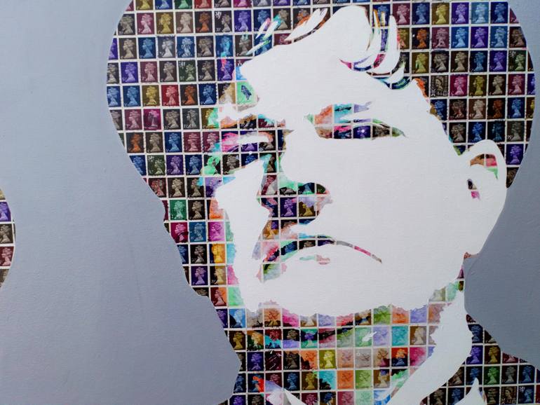 Original Pop Art Pop Culture/Celebrity Collage by Gary Hogben