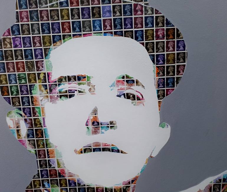 Original Pop Art Pop Culture/Celebrity Collage by Gary Hogben