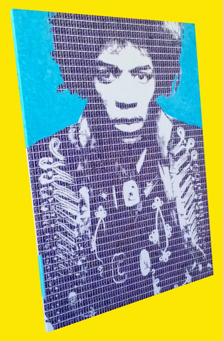 Original Pop Art Pop Culture/Celebrity Collage by Gary Hogben