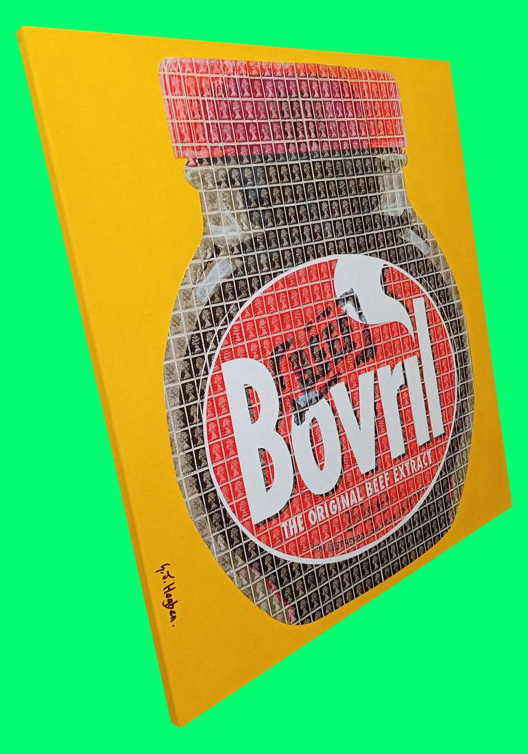 Original Pop Art Food & Drink Collage by Gary Hogben