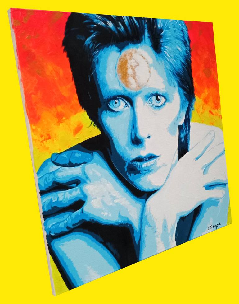 Original Pop Art Celebrity Painting by Gary Hogben