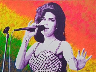 Print of Pop Art Celebrity Paintings by Gary Hogben