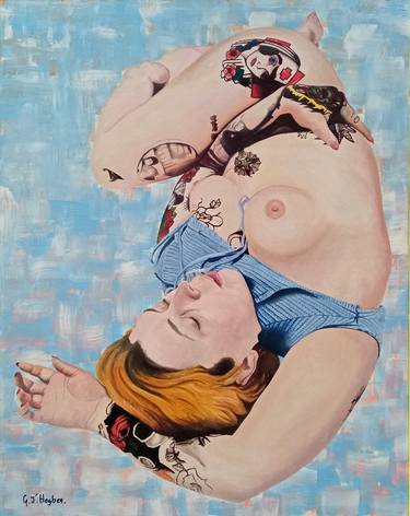 Original Erotic Paintings by Gary Hogben