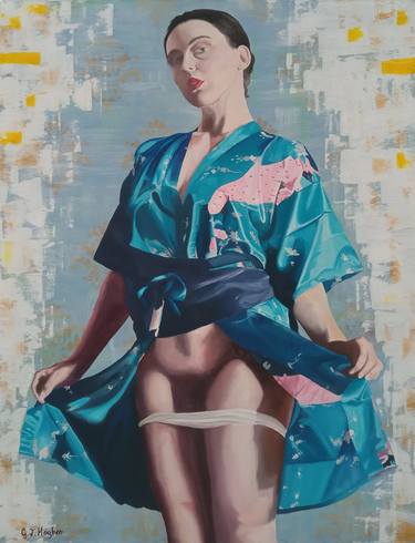 Print of Pop Art Erotic Paintings by Gary Hogben