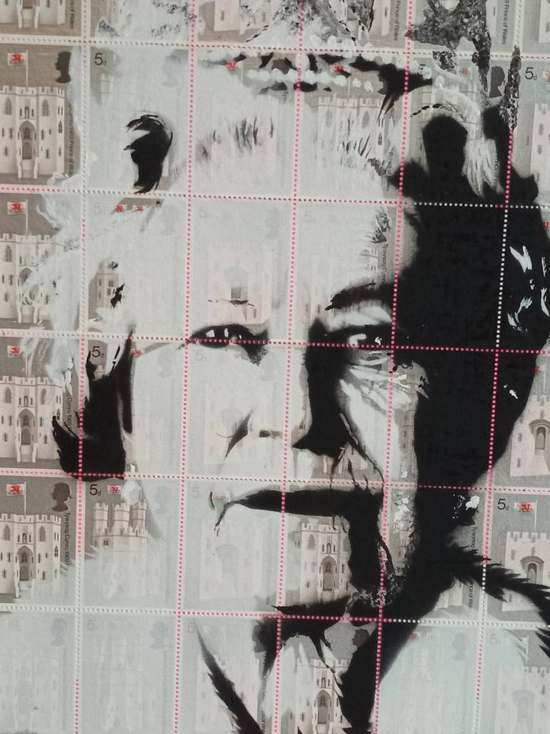 Original Pop Art People Collage by Gary Hogben