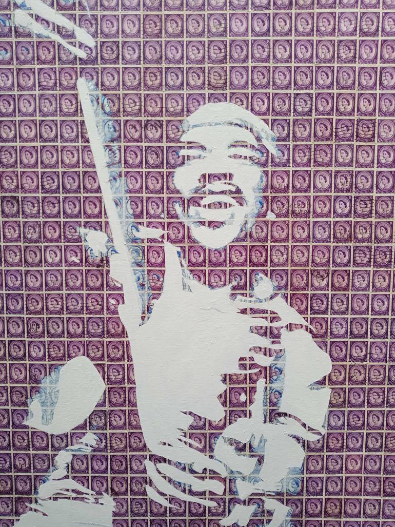 Original Pop Art Pop Culture/Celebrity Collage by Gary Hogben