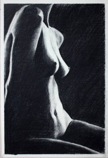 Print of Fine Art Nude Drawings by Nataliya Ishtrikova Artemidy