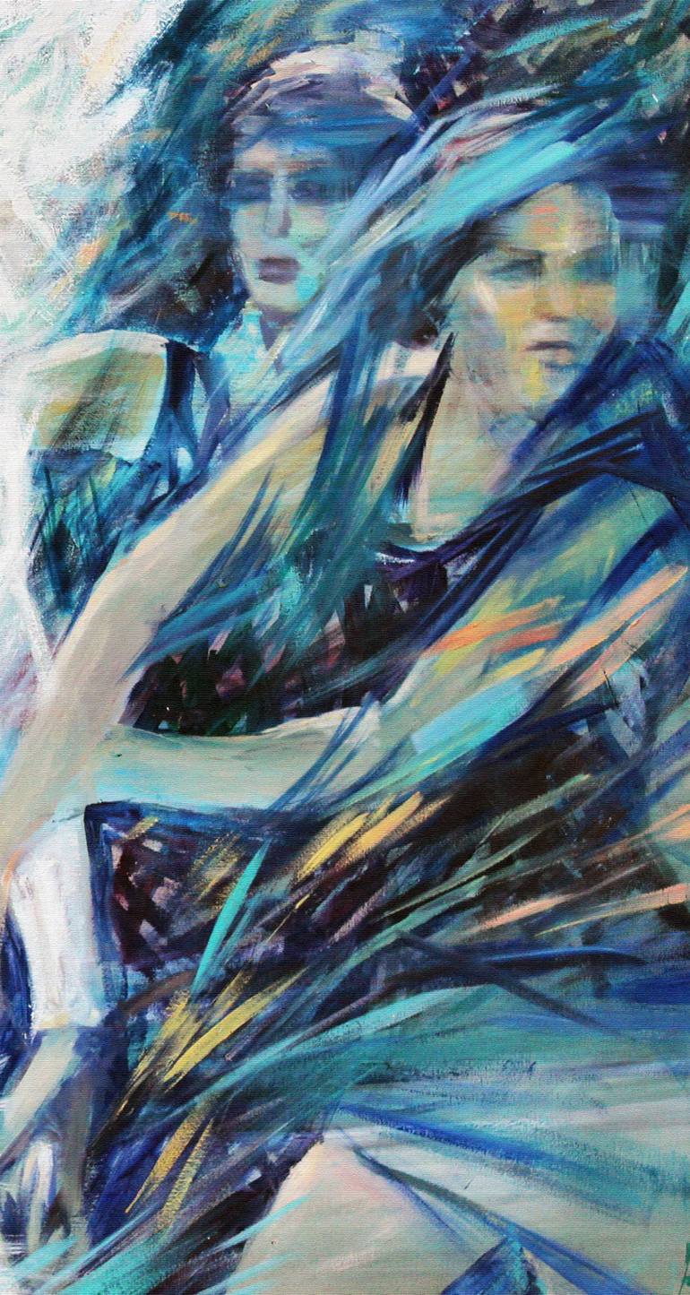 Original Conceptual Men Painting by Nataliya Ishtrikova Artemidy