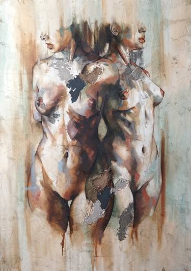 Original Nude Painting by Francisco Jose Jimenez