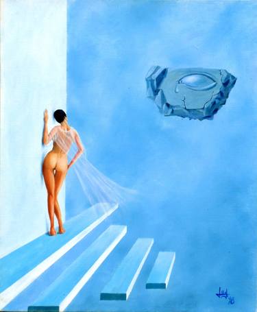 Print of Surrealism Nude Paintings by Markkus Nelrog