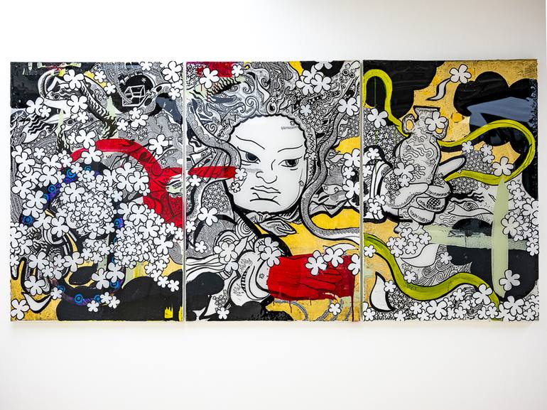 Original Abstract Expressionism Other Painting by Lve Wang