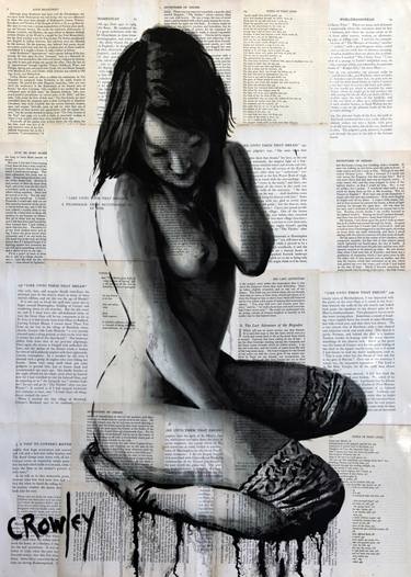 Saatchi Art Artist darren crowley; Painting, “nude study:  For him” #art