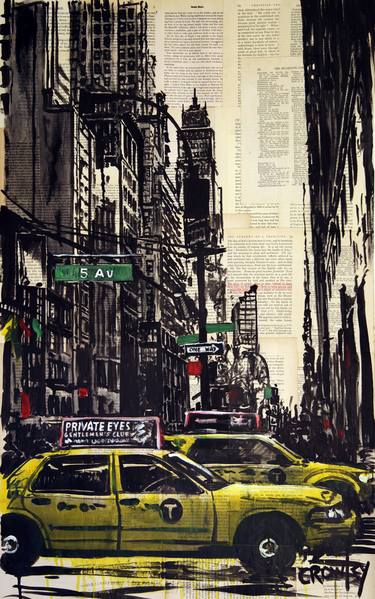 Original Expressionism Cities Paintings by darren crowley