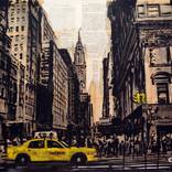 New York street scene by darren crowley