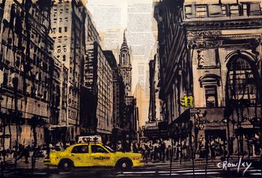 Saatchi Art Artist darren crowley; Paintings, “New York street scene” #art