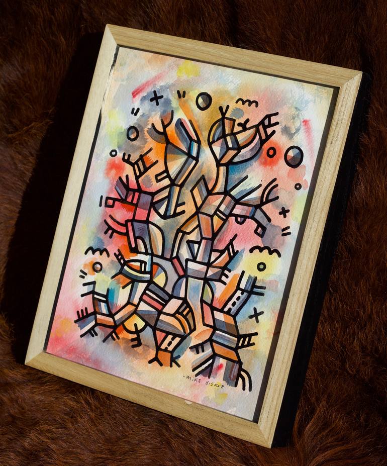 Original Abstract Painting by Mike Biskup