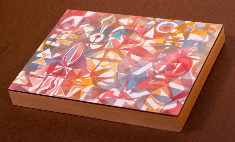Original Abstract Expressionism Abstract Painting by Mike Biskup