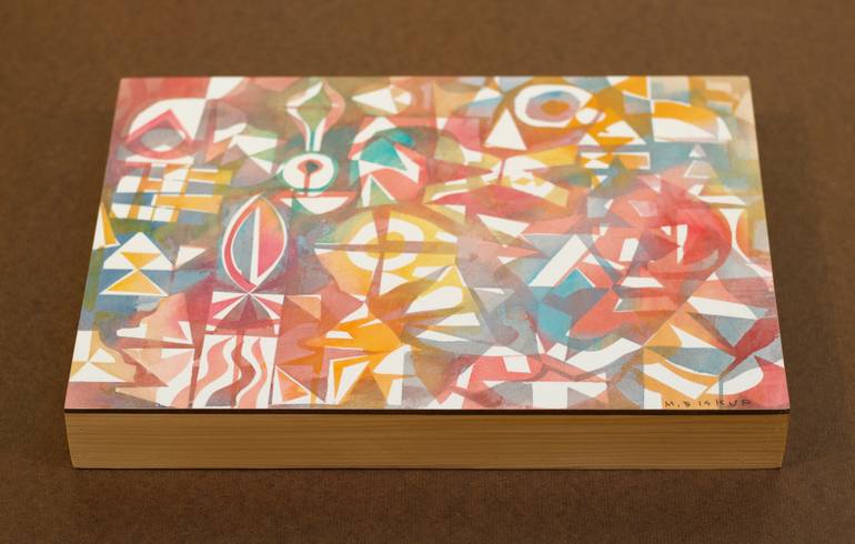 Original Abstract Expressionism Abstract Painting by Mike Biskup