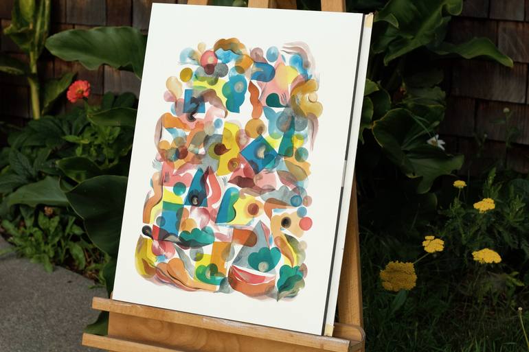 Original Abstract Painting by Mike Biskup